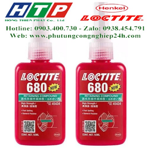 Loctite 680 loại 50ml chống xoay màu xanh lá