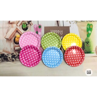 Set 10 đĩa giấy trang trí sinh nhật