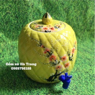 Bình chứa nước 5 lít gốm sứ Bát Tràng