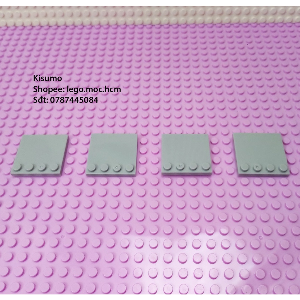 đồ chơi giáo dục lắp ráp logo moc combo 2 gạch 4x4 có 4 nút trên tương thích part 6179 ek4