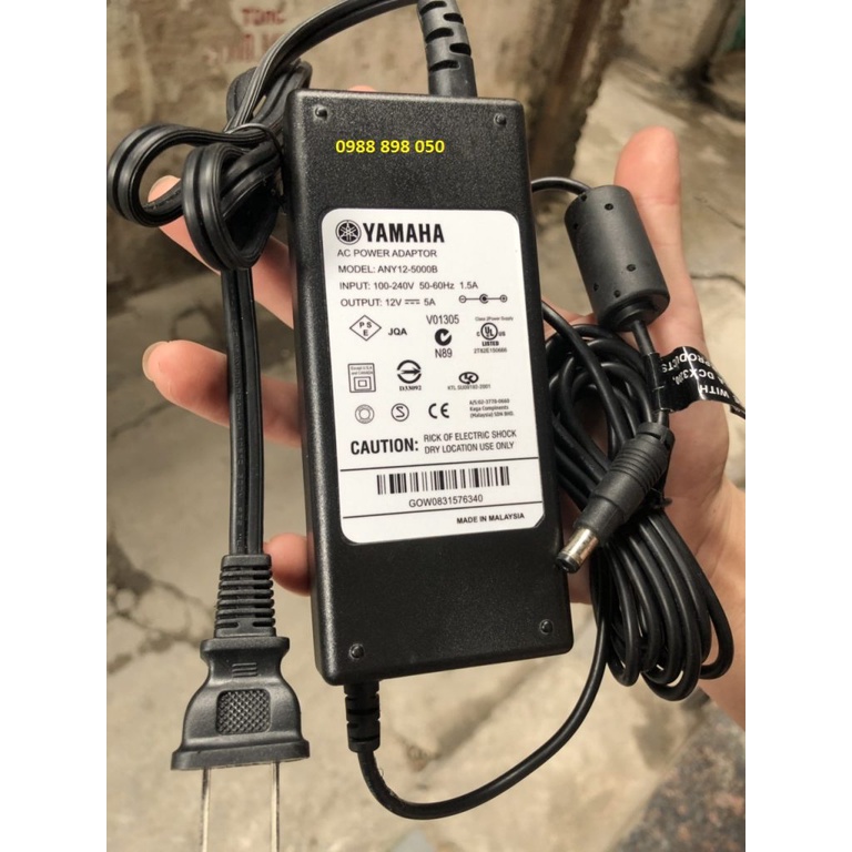Dây nguồn 12V 5A cho màn hình HKC bảo hành 12 tháng