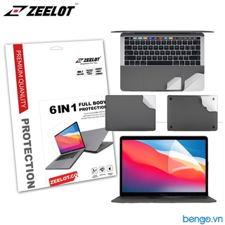 Bộ dán full zeelot diamond guard 6 in 1 macbook air 13" 2020/m1/pro 13" 2020/pro 16"