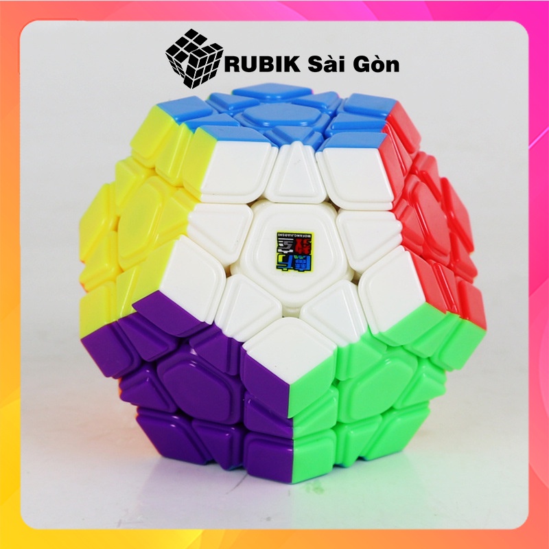 Rubik Biến Thể 12 mặt Megaminx 3x3 - Rubic Ma Thuật Biến Dạng - Ru Bíc MoYu Meilong - Rubick Stickerless Đẹp