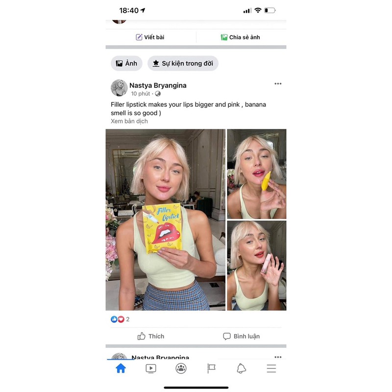 [Mua 1 tặng 1] Son Filler lipstick khử thâm xoá nhăn, giúp đôi môi căng mịn | BigBuy360 - bigbuy360.vn