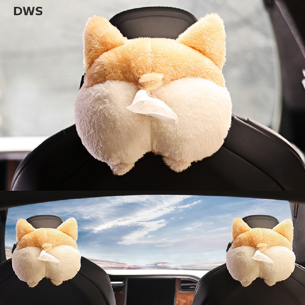 Hộp Đựng Khăn Giấy Hình Chó Corgi Dễ Thương