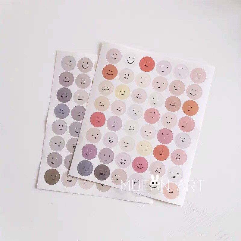 Sticker dán tranh ảnh, postcard ngộ nghĩnh