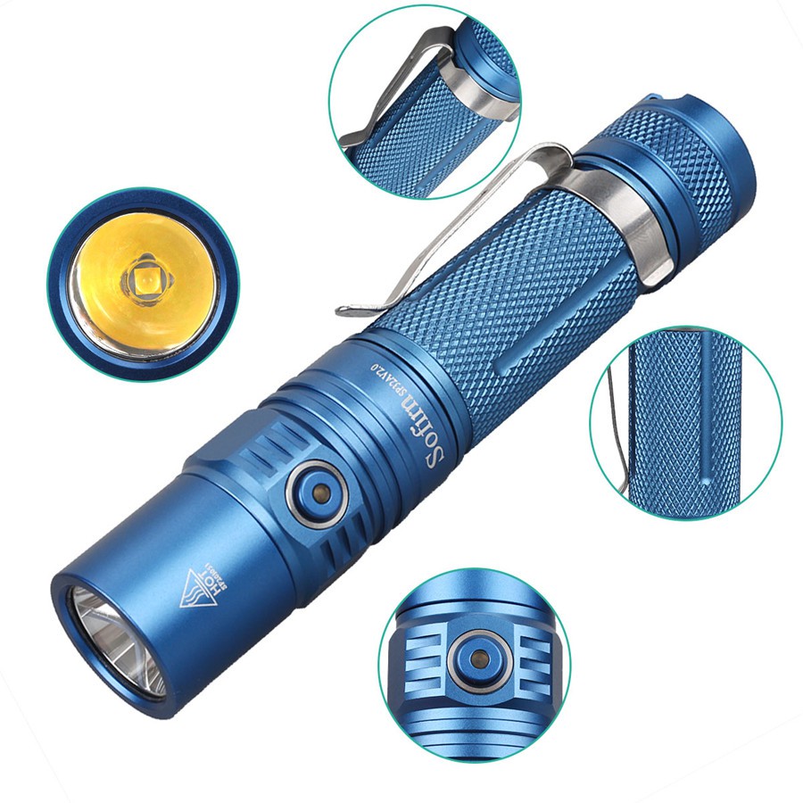 Đèn pin chống nước có chức năng chụp đèn flash sofirn sp32a V2.0 1300LM CREE xpl2 | BigBuy360 - bigbuy360.vn