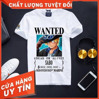 rY5H /ms51 /[GIÁ XƯỞNG] Áo Thun One Piece Màu Trắng Cực Chất - Wanted Sabo!!