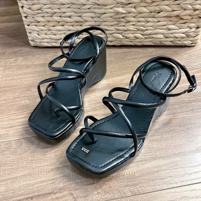 Sandal dây ống xỏ ngón đế xuồng 7 phân - Camel Store