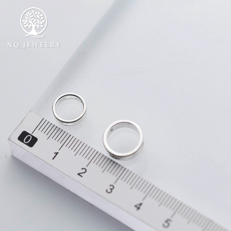 Charm phụ kiện tròn luồng hạt - NQ Jewelry