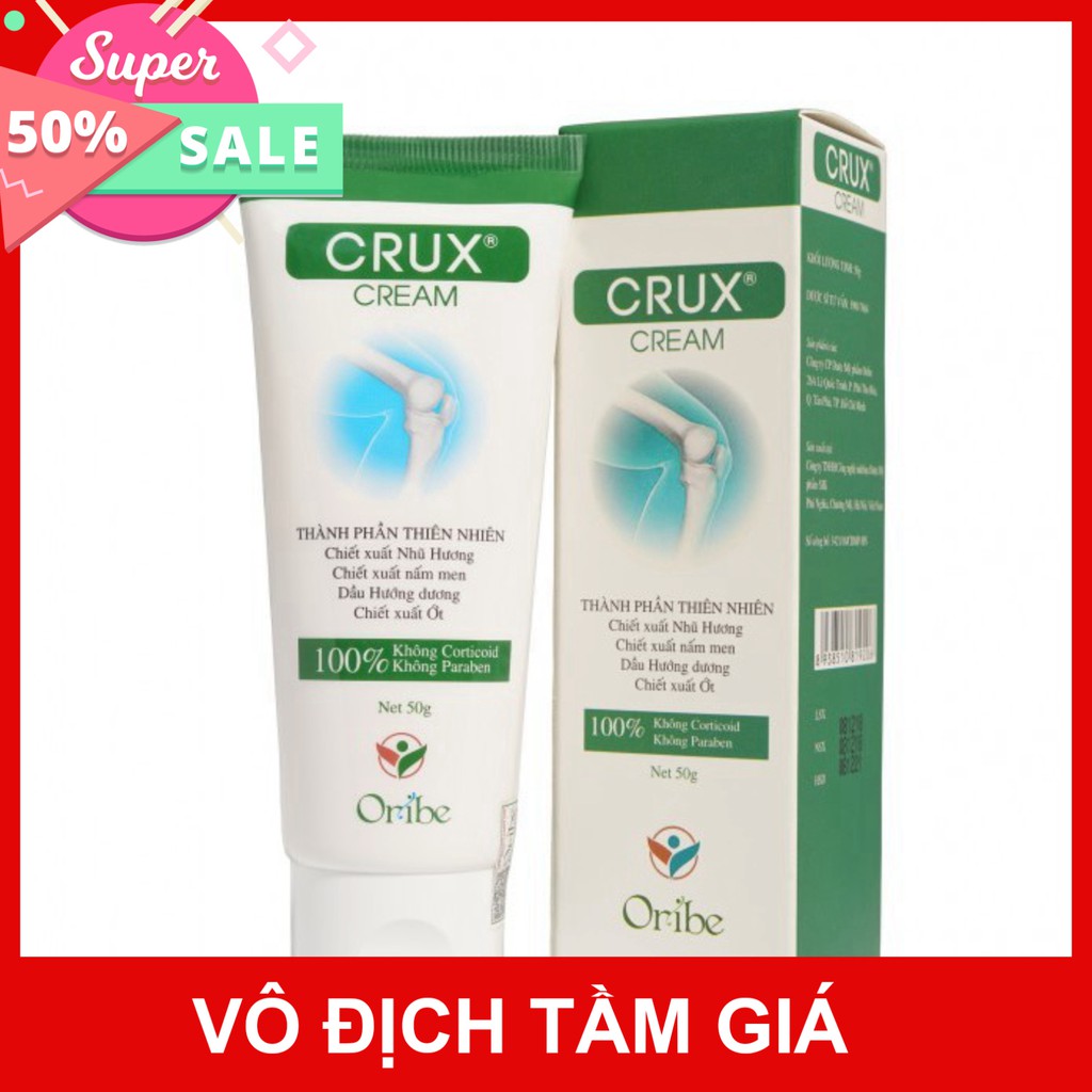 Crux cream - Kem thoa giảm đau khớp (tuýp 50g)