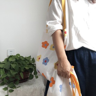 Túi vải họa tiết hoa