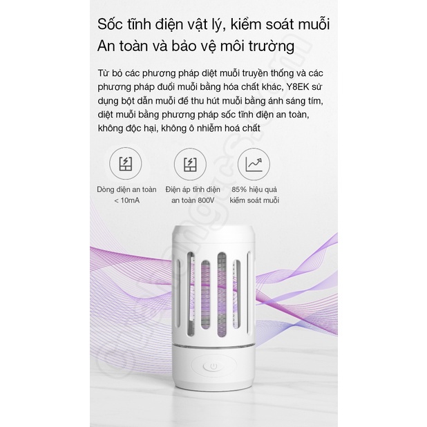Đèn bẫy bắt muỗi cầm tay đa năng thông minh Xiaomi QiaoQingting Y8EK