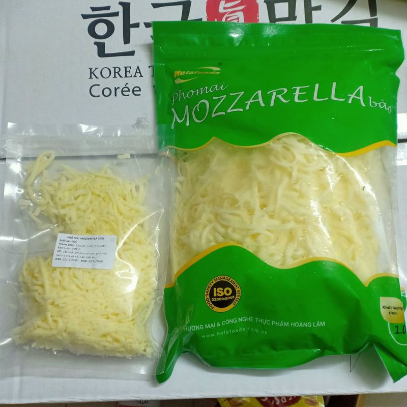 Phô mai bào sợi mozzarella đức 1kg cao cấp giá tốt - ảnh sản phẩm 1