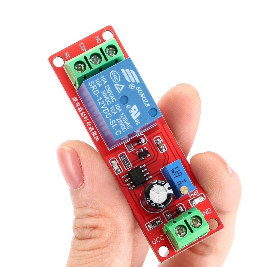 Mô-đun trì hoãn thời gian Mini NE555 12V