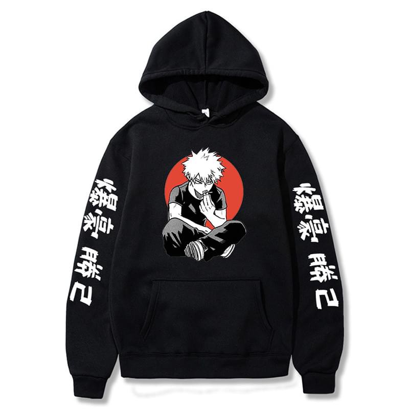 Áo Hoodie My Hero Anime in hình Bakugou Katsuki Áo Nỉ Nam Nữ Harajuku | BigBuy360 - bigbuy360.vn
