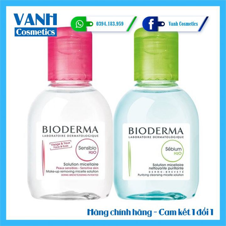 Nước Tẩy Trang Bioderma Crealine H2O 100ml - 500ml - 1000ml | BigBuy360 - bigbuy360.vn