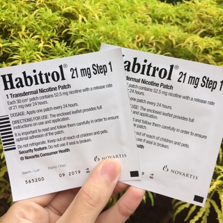 Bộ 7 miếng dán cai thuốc lá nicotine habitrol 21mg