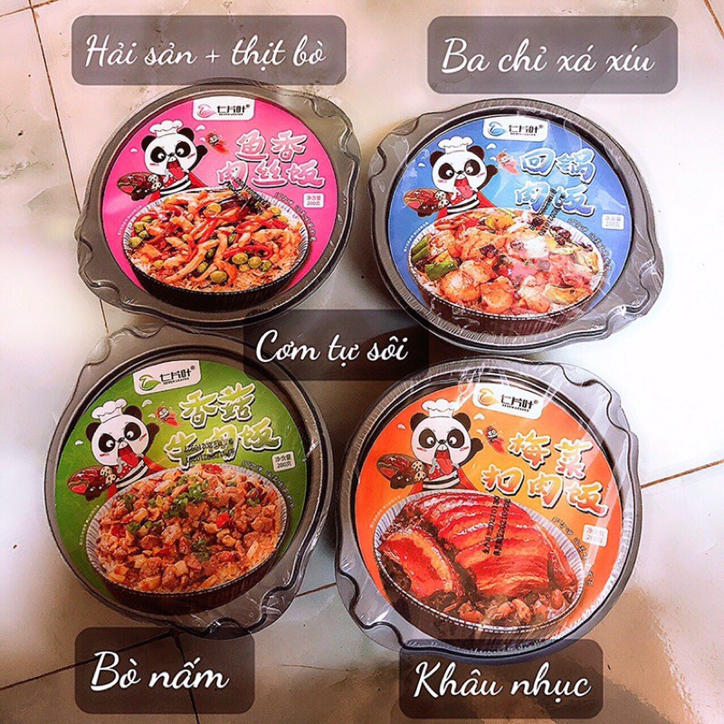 Cơm tự sôi gấu trúc 280gram