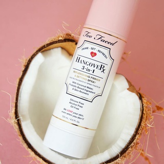 Xịt Giữ Makeup, Xịt khoá nền Too Faced Hangover 3-in-1 Replenishing Primer & Setting Spray 120ml