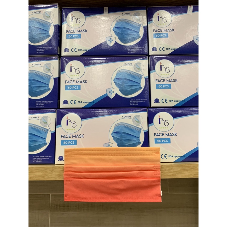 Hộp 50 kt Pastel giấy kháng khuẩn Rực Sáng