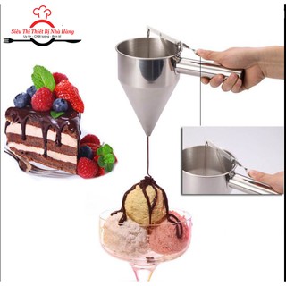 Phễu rót bột làm bánh inox