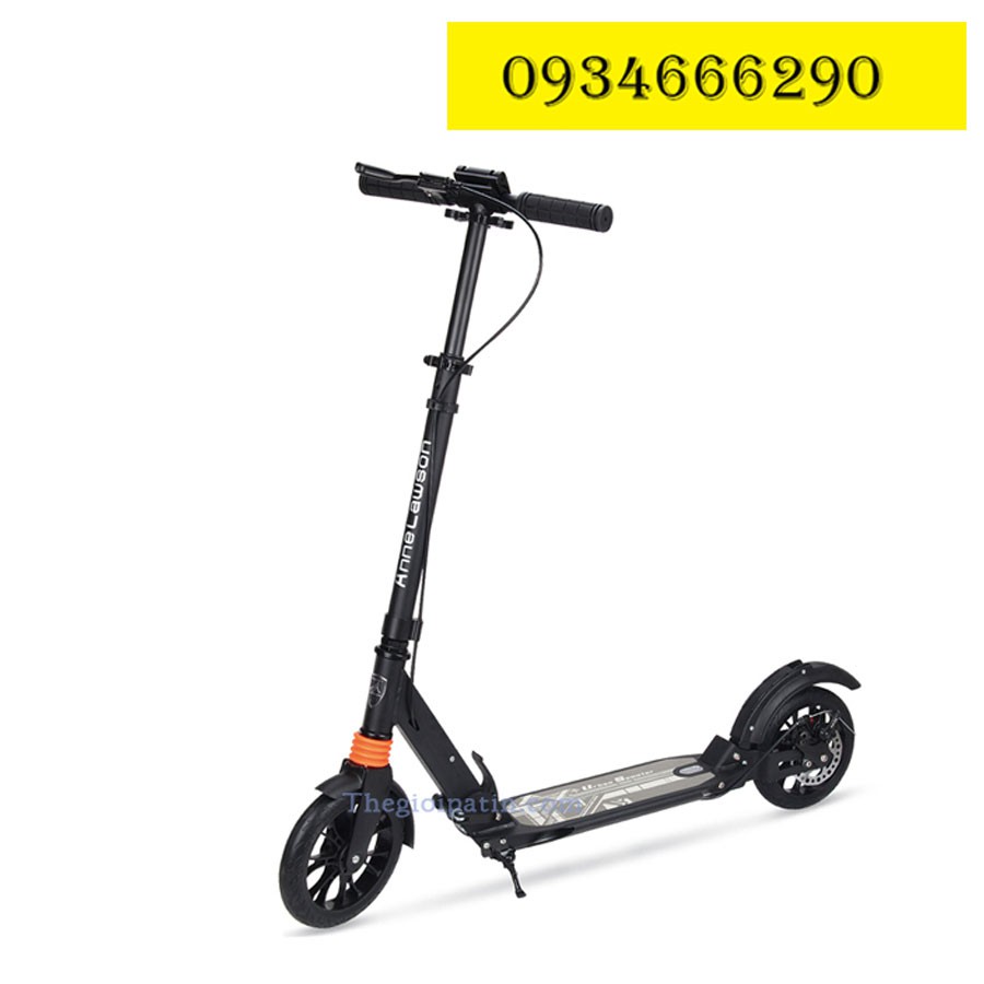 Xe Scooter ALS-A5D Đen Trắng dành cho người lớn Khuyến Mãi Chưa Từng Có