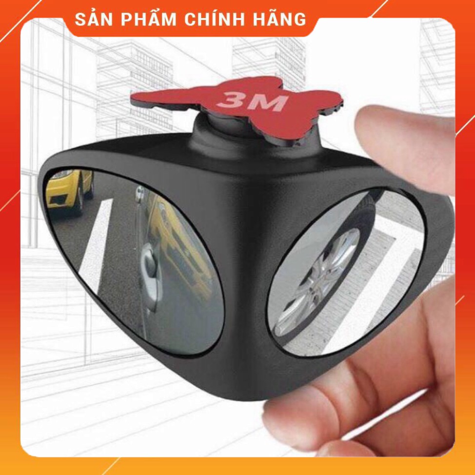 Gương cầu lồi 3D soi lề ô tô -  xóa điểm mù xe hơi - gương soi lề thay thế camera xe ô tô cao cấp