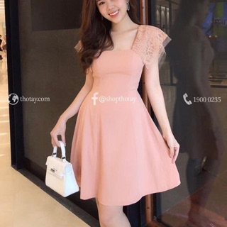 🍒 Đầm phối tay ren Bigsize 65-85 ký, đi tiệc