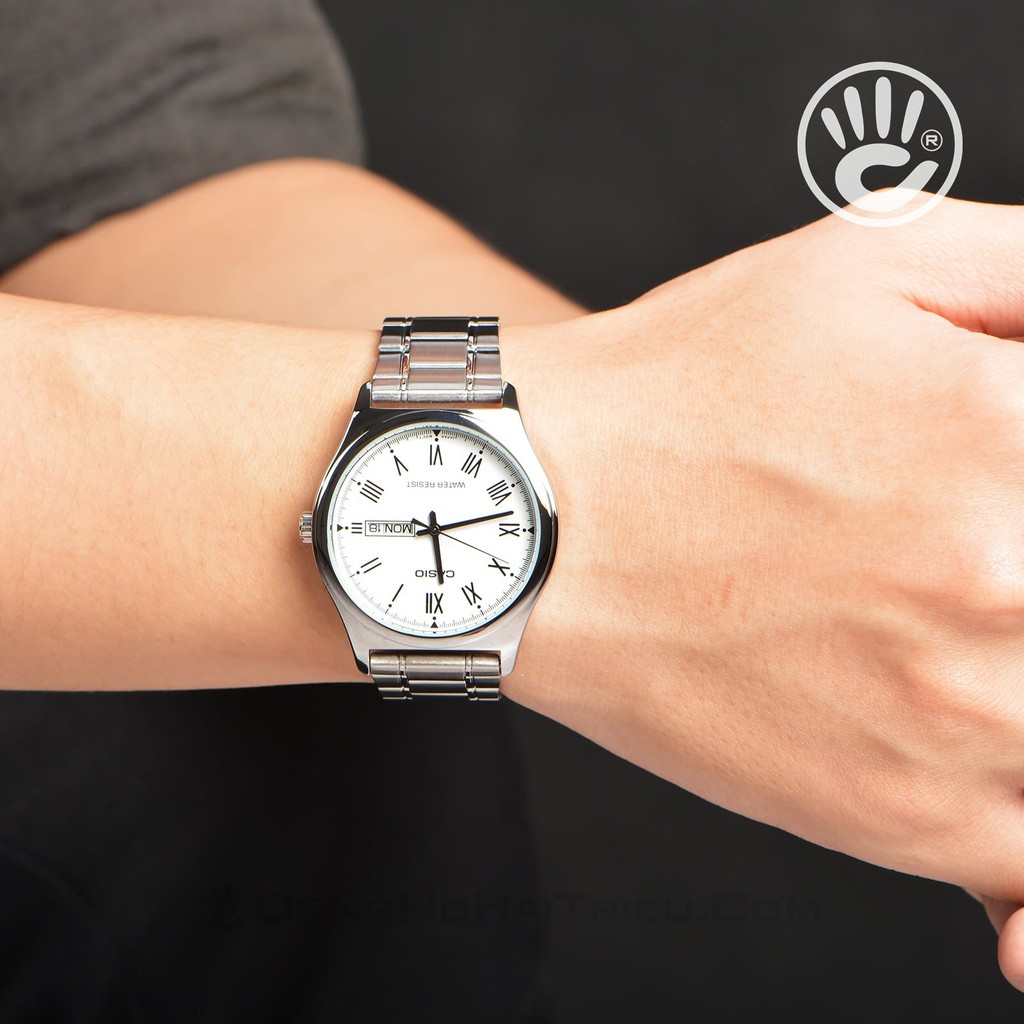 Đồng hồ nam dây kim loại chính hãng Casio Anh Khuê MTP-V006