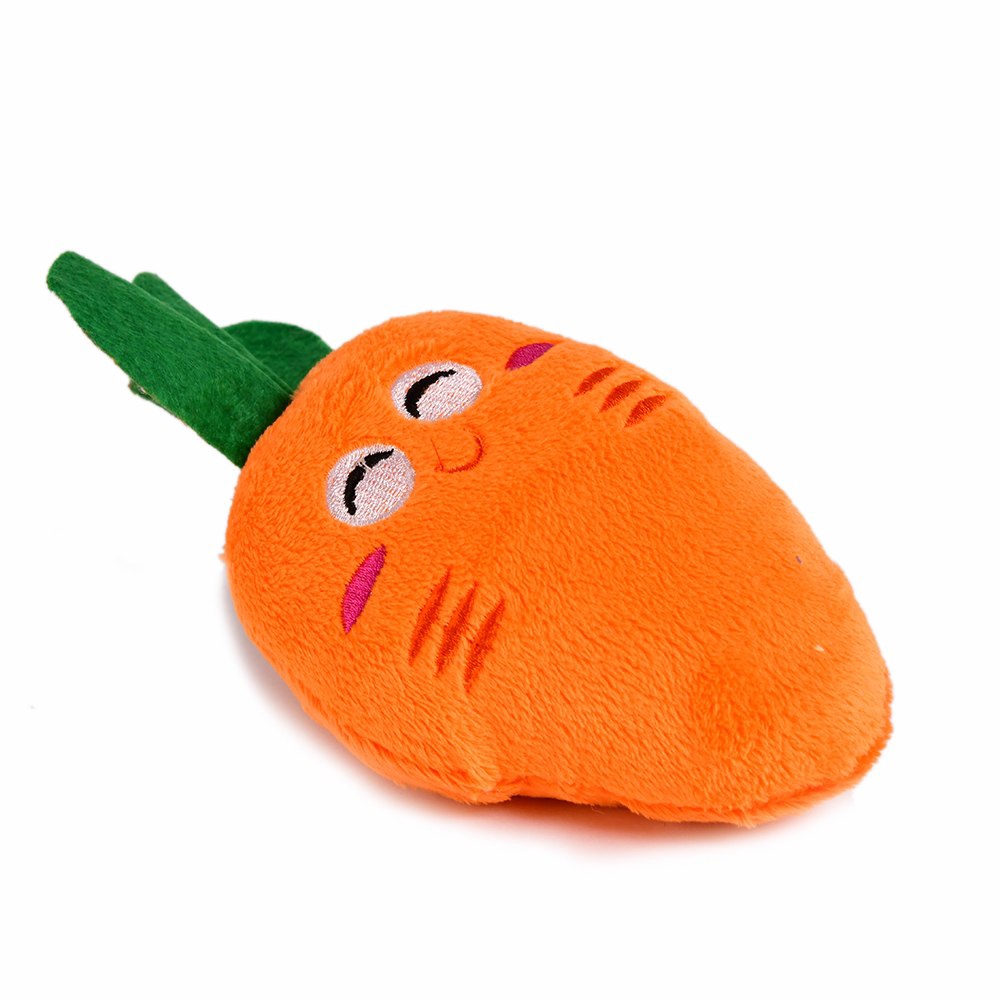 Kawaii Cà Rốt Con Chó Sang Trọng Kêu Cót Két Đồ Chơi Thú Cưng Nhai Đồ Chơi Lớn Và Nhỏ Đồ Chơi Cho Chó