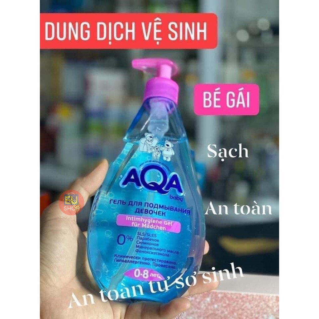 Dung dịch vệ sinh AQA kháng khuẩn, chống viêm cho bé, 250ml