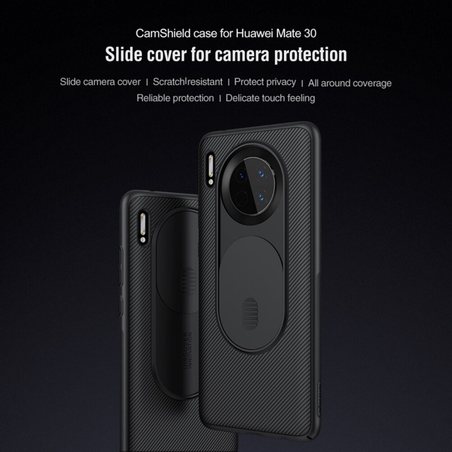 (Sẵn VN) Ốp lưng bảo vệ cam Nillkin cho Huawei P40 Pro / Mate 30 Pro / Mate 30 - Cam shield case - Camshield