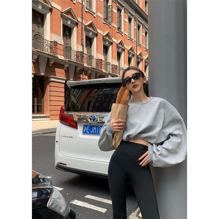 Áo Sơ Mi Dáng Ngắn Phong Cách Hong Kong Cá Tính