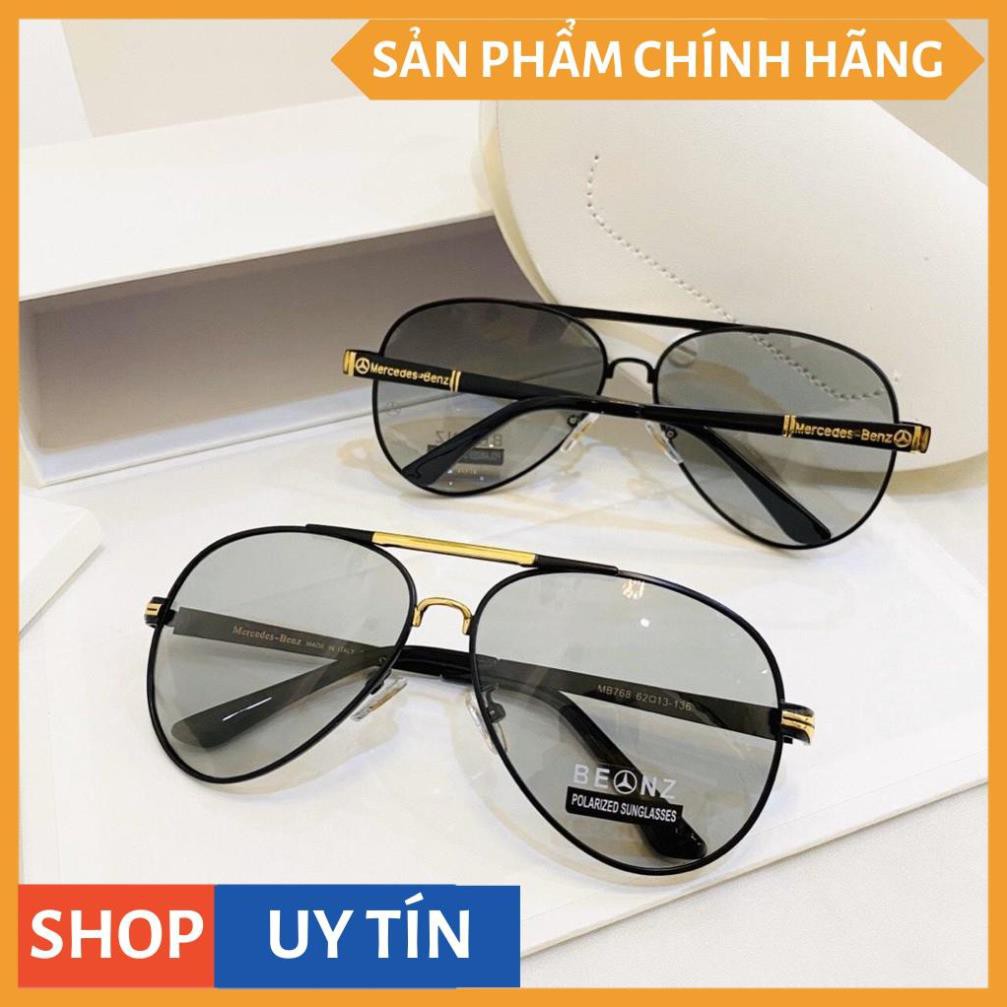 Kính mát nam cao cấp tròng kính đổi màu khi đi ra nắng, đổi màu theo nhiệt độ - Mắt kính chống tia UV kiểu mới JJMER768 | BigBuy360 - bigbuy360.vn