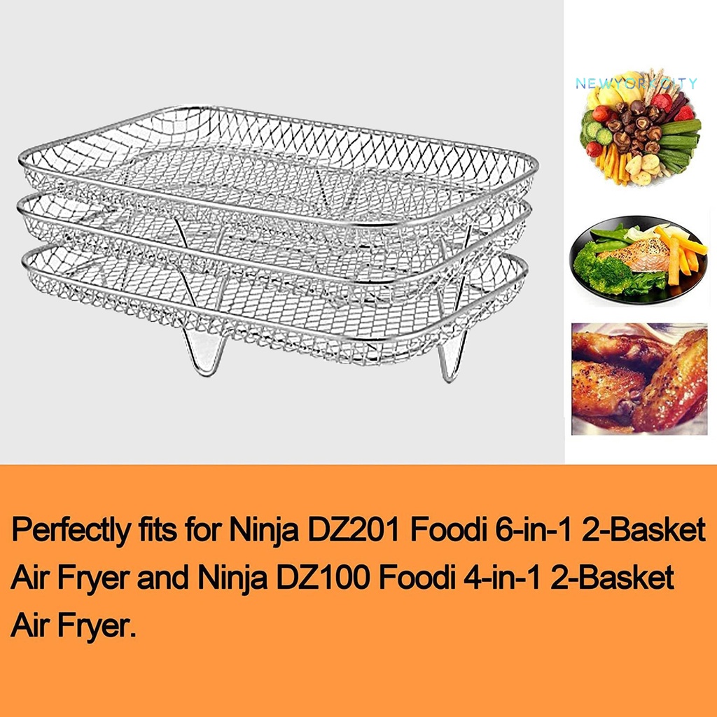 Set 3 Giá Đỡ Nồi Chiên Bằng Thép Không Gỉ Cách Nhiệt Tiện Dụng Cho Nhà Bếp