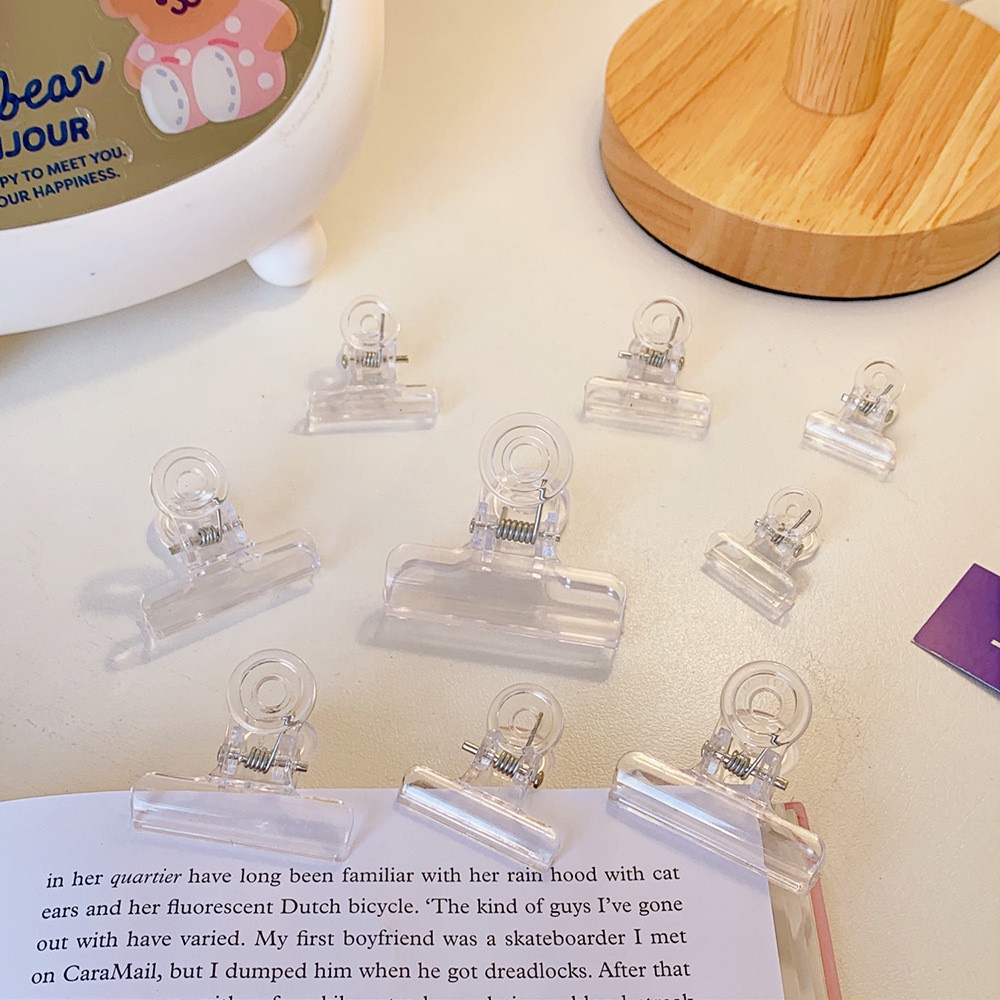 Kẹp Giấy Trong Suốt Tiện Dụng Cho Văn Phòng