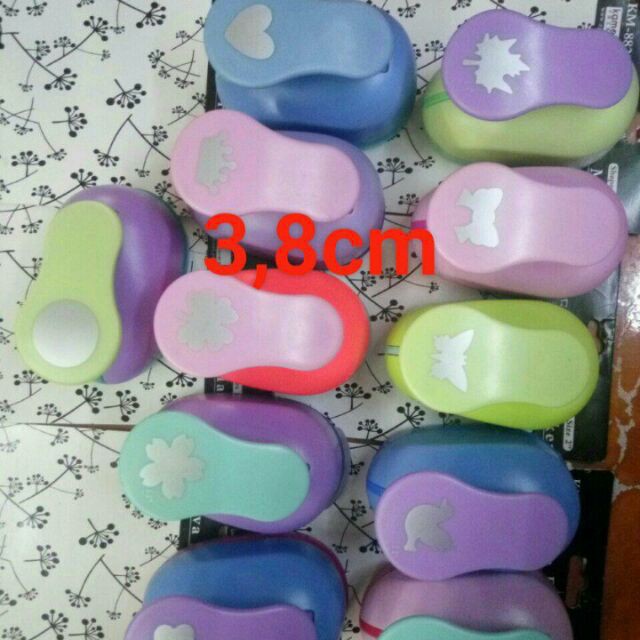 Dập hoa trợ lực - Dập hình trên giấy, xốp 3,5 cm nhiều mẫu