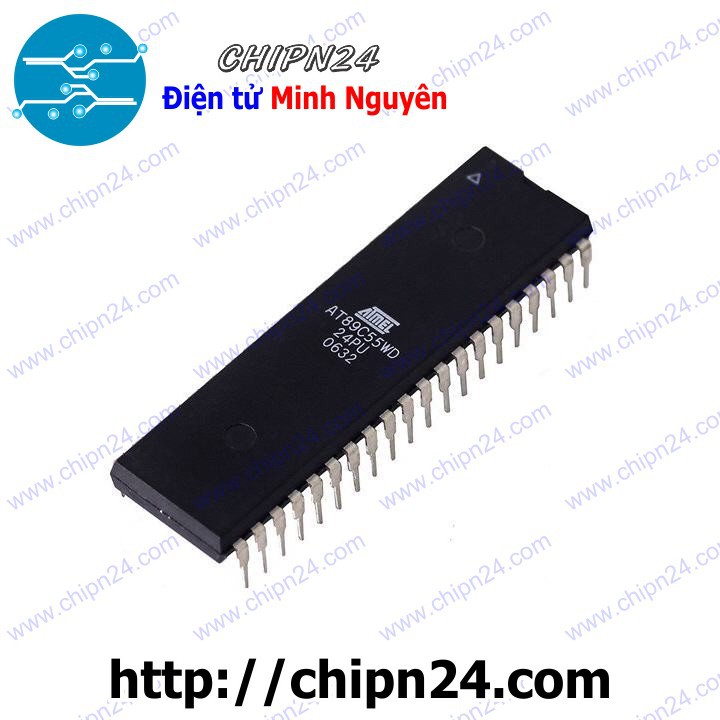 [1 CON] AT89C55WD DIP-40 (AT89C55WD-24PU 89C55WD)