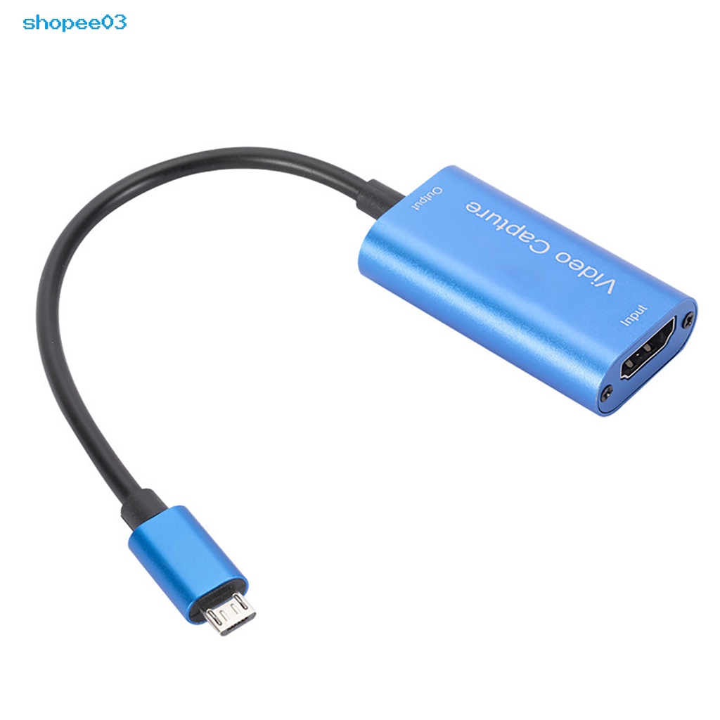 Bộ Chuyển Đổi Thẻ Video Hdmi-Compatible Sang Micro Usb 4k Bằng Thép Không Gỉ Ổn Định | BigBuy360 - bigbuy360.vn