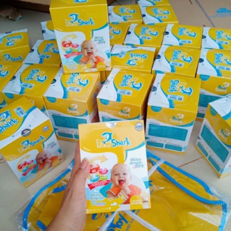 Sỉ 3 hộp Baby shack ăn ngon cá mập