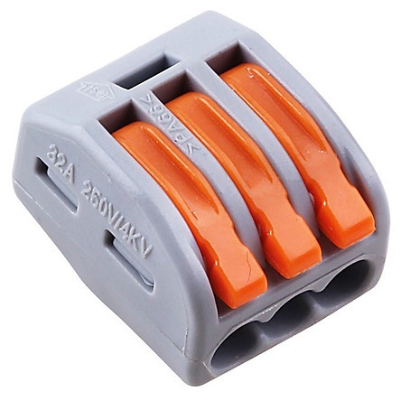 Combo 5 cút nối dây điện KV774- 3 cổng, không cần kìm bấm [KV 413, PCT 213]