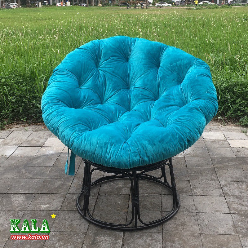 Ghế thư giãn Papasan mây nhựa.