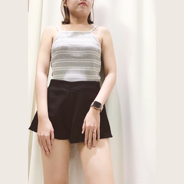 Áo len 2 dây nhiều màu+ quần short basic