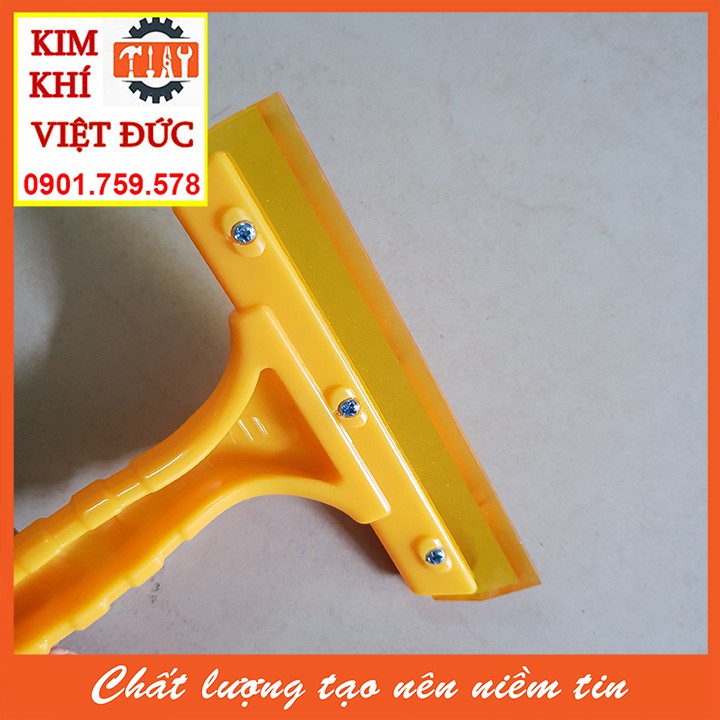 Gạt Kính gạt nước nhà tắm mini loại ngắn màu vàng