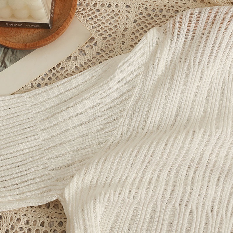 Áo IELGY tay ngắn mỏng nhìn thấu sành điệu cho nữ