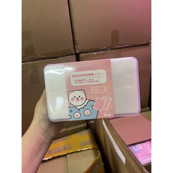 Bông Tẩy Trang Oibear 1000 miếng
