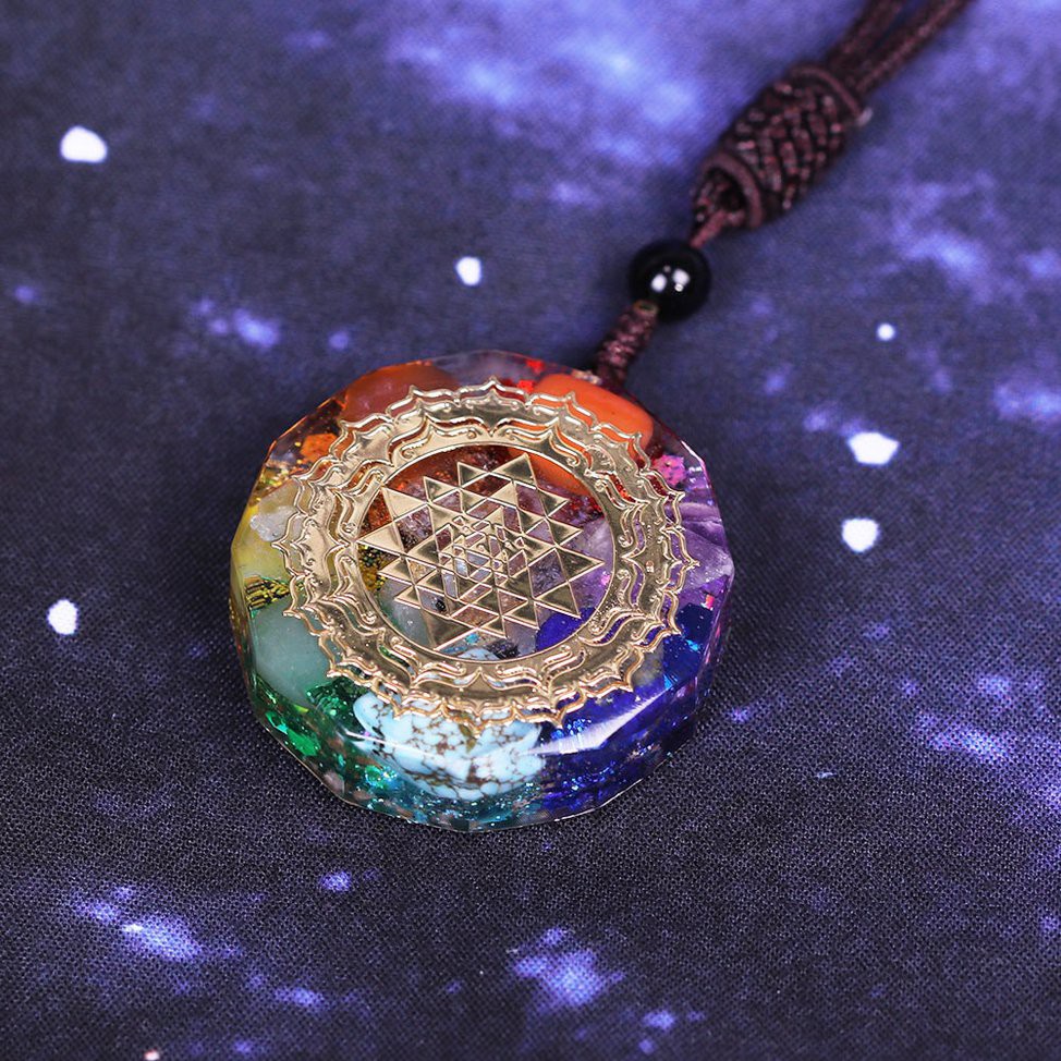 Dây Chuyền Năng Lượng Luân Xa Orgonite