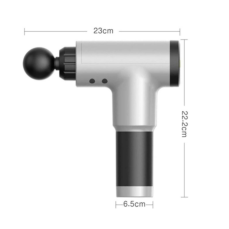 Súng Massage - Máy Mát xa Không Dây Trị Liệu Đau Nhức Toàn Thân Giảm Căng Cơ Nhật Bản FANSCIAL GUN Có 6 Chế Độ Massage