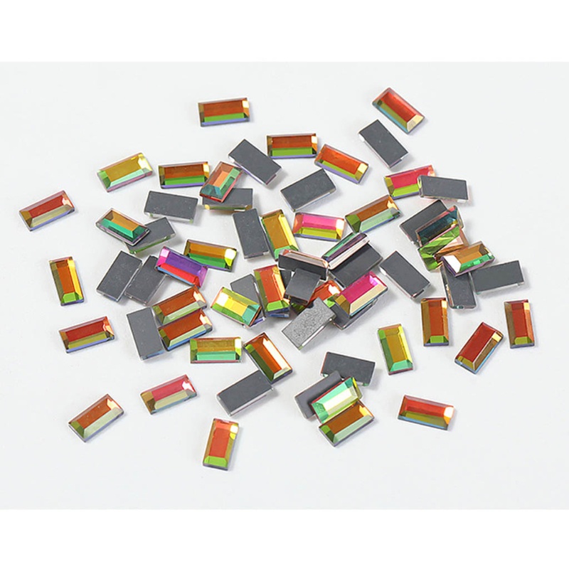 Đá Kim Cương Giả Nhiều Hình Dạng Mặt Phẳng Gắn Trang Trí Giày/Giày DIY